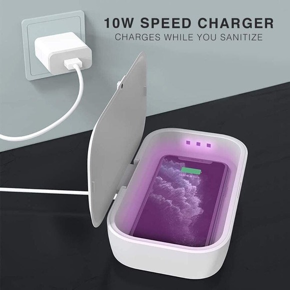 NWT-STERILIZER FOR PHONE with Charger for all items including glasses etc - Picture 9 of 11